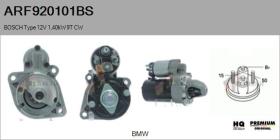 BOSCH ARF920101BS - ARR NUEVO ORIG. BOSCH Type 12V 1,40kW 9T CW