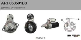 BOSCH ARF650501BS - ARR NUEVO ORIG. BOSCH Type 12V 1,70kW 9T CCW