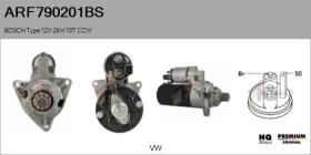  ARF790201BS - ARR NUEVO ORIG. BOSCH Type 12V 2,00kW 10T CCW