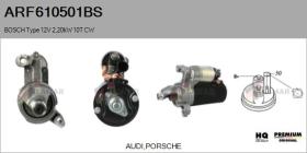 BOSCH ARF610501BS - ARR NUEVO ORIG. BOSCH Type 12V 2,20kW 10T CW