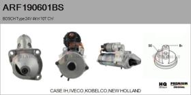 BOSCH ARF190601BS - ARR NUEVO ORIG. BOSCH Type 24V 4,00kW 10T CW