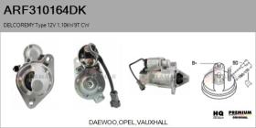  ARF310164DK - ARR NUEVO ORIG. DELCOREMY Type 12V 1,10kW 9T CW