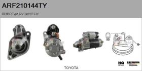 TOYOTA ARF210144TY - ARR NUEVO ORIG. DENSO Type 12V 1,00kW 9T CW