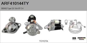 TOYOTA ARF410144TY - ARR NUEVO ORIG. DENSO Type 12V 1,00kW 9T CW