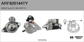 TOYOTA ARF820144TY - ARR NUEVO ORIG. DENSO Type 12V 1,30kW 8/9T CW