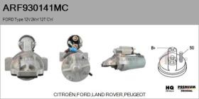 MOTORCRAFT ARF930141MC - ARR NUEVO ORIG. FORD Type 12V 2,00kW 12T CW