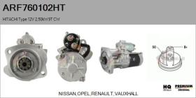  ARF760102HT - ARR NUEVO ORIG. HITACHI Type 12V 2,50kW 9T CW