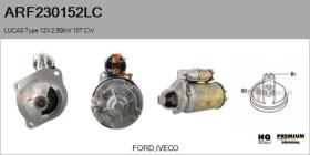 LUCAS ARF230152LC - ARR NUEVO ORIG. LUCAS Type 12V 2,90kW 10T CW