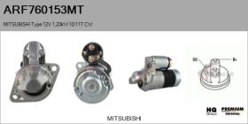 MITSUBISHI ARF760153MT - ARR NUEVO ORIG. MITSUBISHI Type 12V 1,20kW 10/11T CW