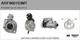 MITSUBISHI ARF960153MT - ARR NUEVO ORIG. MITSUBISHI Type 12V 2,50kW 9T CW