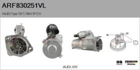 VALEO ARF830251VL - ARR NUEVO ORIG. VALEO Type 12V 1,70kW 9T CW