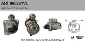 VALEO ARF880251VL - ARR NUEVO ORIG. VALEO Type 12V 3,10kW 10/11T CW