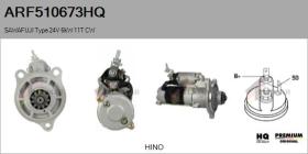 HQ ARF510673HQ - ARR NUEVO SAWAFUJI Type 24V 6,00kW 11T CW