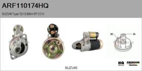 HQ ARF110174HQ - ARR NUEVO SUZUKI Type 12V 0,60kW 9T CCW