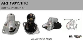 HQ ARF190151HQ - ARR NUEVO VALEO Type 12V 1,10kW 9T CW