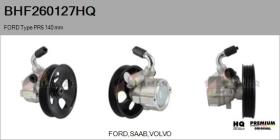 HQ BHF260127HQ - BOMBA de DA NUEVO FORD Type PR6 140 mm