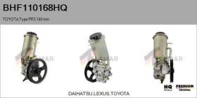 HQ BHF110168HQ - BOMBA de DA NUEVO TOYOTA Type PR3 140 mm