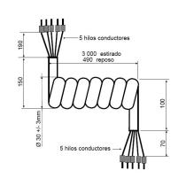 APP MG610110 - CABLE 5x1 mm2