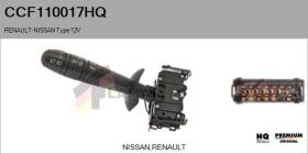 HQ CCF110017HQ - Conmutador Luces RENAULT/NISSAN