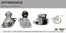 HQ ARF660504HQ - DENSO Type 12V 0,70kW 9T CCW