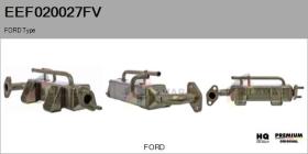 FORD-VOLVO-SAAB EEF020027FV - Elemento enfriador,reciclaje gases escape