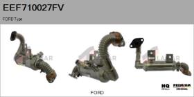 FORD-VOLVO-SAAB EEF710027FV - Elemento enfriador,reciclaje gases escape