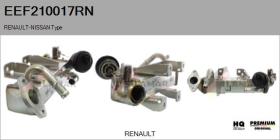 RENAULT NISSAN EEF210017RN - Elemento enfriador,reciclaje gases escape