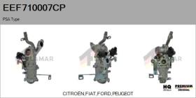 PSA EEF710007CP - Elemento enfriador,reciclaje gases escape