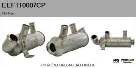 PSA EEF110007CP - Elemento enfriador,reciclaje gases escape