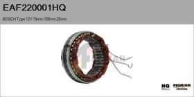 HQ EAF220001HQ - ESTATOR NUEVO BOSCH Type 12V 74,00mm 108,00mm 20,00mm