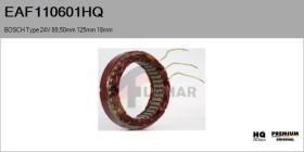 HQ EAF110601HQ - ESTATOR NUEVO BOSCH Type 24V 89,50mm 125,00mm 18,00mm