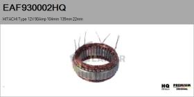 HQ EAF930002HQ - ESTATOR NUEVO HITACHI Type 12V 90Amp 104,00mm 135,00mm 22,00