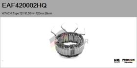 HQ EAF420002HQ - ESTATOR NUEVO HITACHI Type 12V 91,50mm 120,00mm 26,00mm