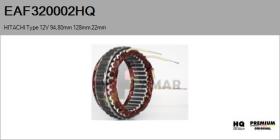 HQ EAF320002HQ - ESTATOR NUEVO HITACHI Type 12V 94,80mm 128,00mm 22,00mm