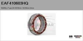 HQ EAF410603HQ - ESTATOR NUEVO MARELLI Type 24V 89,50mm 125,50mm 24,00mm