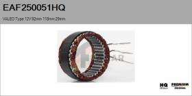 HQ EAF250051HQ - ESTATOR NUEVO VALEO Type 12V 92,00mm 118,00mm 29,00mm