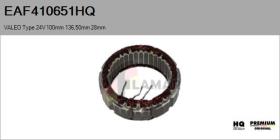 HQ EAF410651HQ - ESTATOR NUEVO VALEO Type 24V 100,00mm 136,50mm 28,00mm