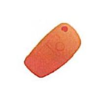 APP FD-AUD-A07 - Funda AUDI 3 botones NARANJA