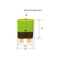  FUR4015 - FUSIBLE STANDART Rearmable 15A