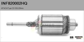 HQ INF820002HQ - INDUCIDO NUEVO HITACHI Type 12V 33G 230,00mm