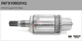 HQ INF910602HQ - INDUCIDO NUEVO HITACHI Type 24V 27G 180,00mm