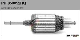 HQ INF850052HQ - INDUCIDO NUEVO LUCAS Type 12V 21G 201,70mm