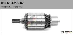 HQ INF610053HQ - INDUCIDO NUEVO MITSUBISHI Type 12V 21G 148,00mm