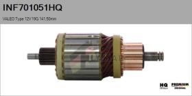 HQ INF701051HQ - INDUCIDO NUEVO VALEO Type 12V 19G 141,50mm