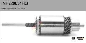 HQ INF720051HQ - INDUCIDO NUEVO VALEO Type 12V 19G 318,50mm