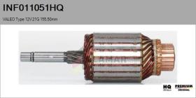 HQ INF011051HQ - INDUCIDO NUEVO VALEO Type 12V 21G 155,50mm