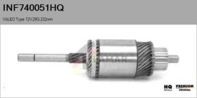 HQ INF740051HQ - INDUCIDO NUEVO VALEO Type 12V 29G 232,00mm