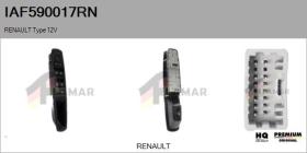 RENAULT NISSAN IAF590017RN - Interruptor, elevalunas