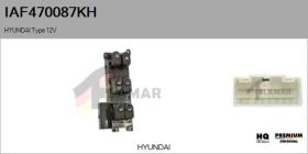 HYUNDAI-KIA IAF470087KH - Interruptor, elevalunas