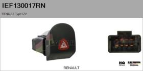 RENAULT NISSAN IEF130017RN - Interruptor intermitente de aviso